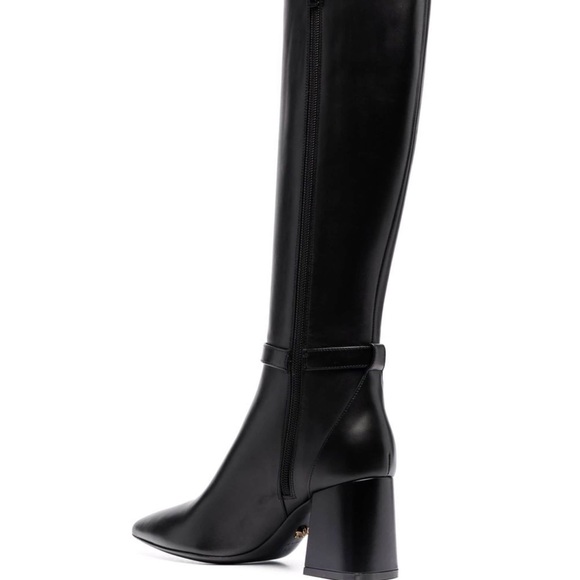 Versace Safety Pin Knee High Boots - Picture 4 of 7